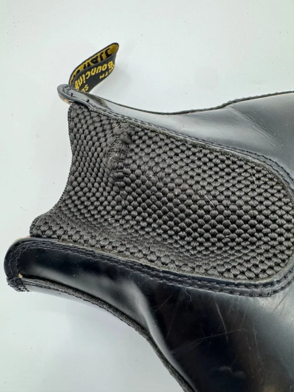 Dr. Martens Black Chelsea Boots Mens Size 8 US Slip-On Leather